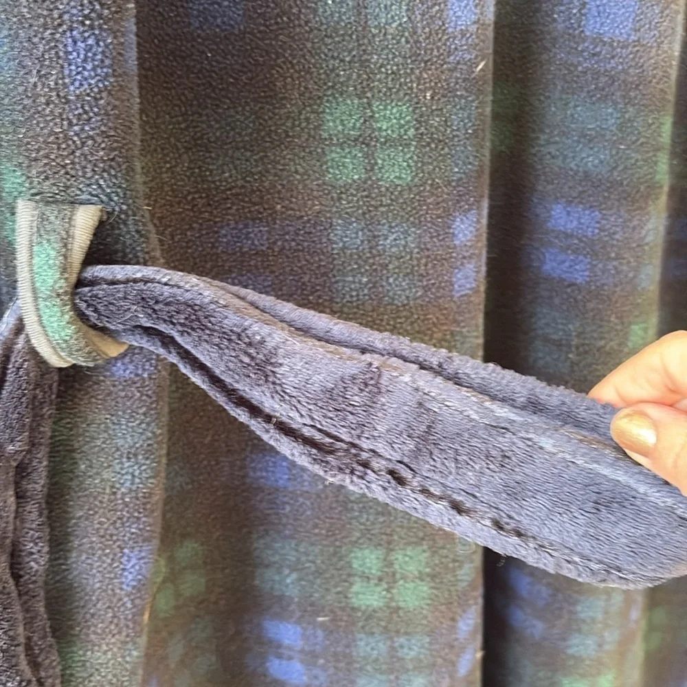 J. Crew Vintage Fleece Scotch Plaid Robe